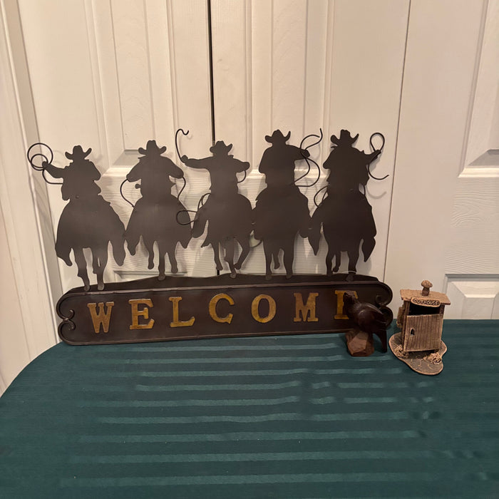 New Metal Welcome Sign Grouping - B237