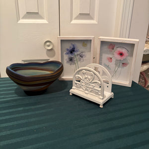 8” x 6.5” Framed Artwork and More Grouping - B244