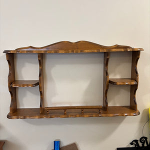 Solid Wood Wall Display Shelf  -  B255