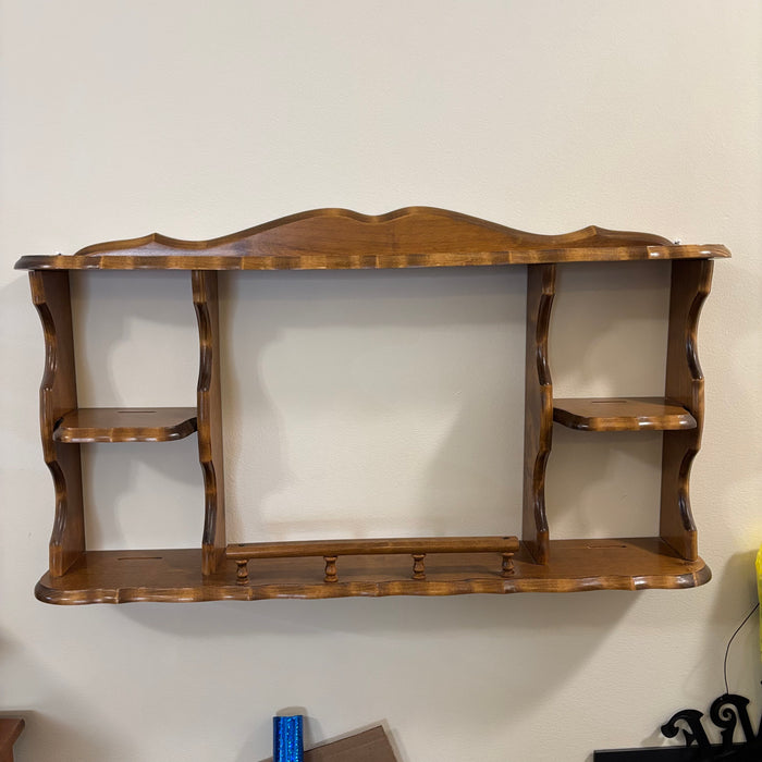 Solid Wood Wall Display Shelf  -  B255