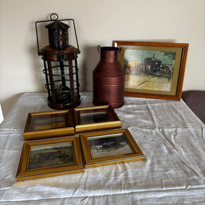 Artwork and Decor Grouping (Replica Lamp and More) - L172