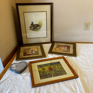 Wall Art Grouping (Framed Bunnies and More) - L198