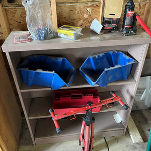 Garage Grouping (grey metal cabinet and more) - L605