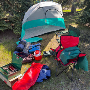 Camping Grouping (Coleman stove and more)- L619