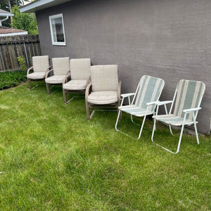 6 Lawn Chairs - L630
