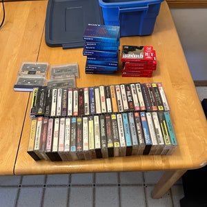 Vintage cassette tape lot - L652