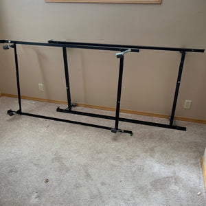 Two metal twin bedframes- L679