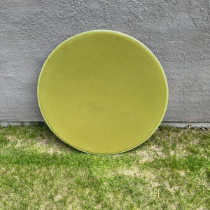 Vintage yellow folding card table- L691
