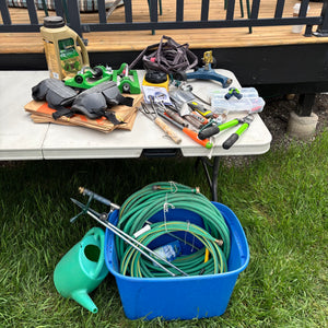 Yard Grouping(hoses and more)- O431 **table not included