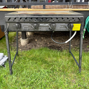 Niclan Propane 4 burner flat top cook grill - O434