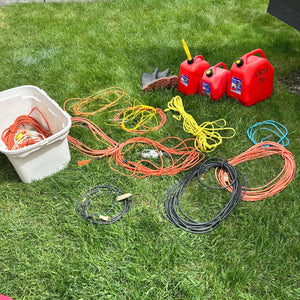 Garage Grouping (jerry cans and more)- O448