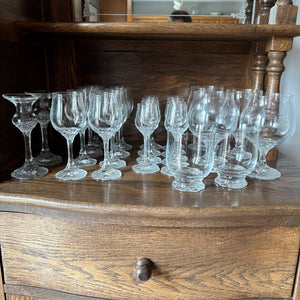 24 Piece Rosenthal Classic Rose Monbijou Crystal - O472