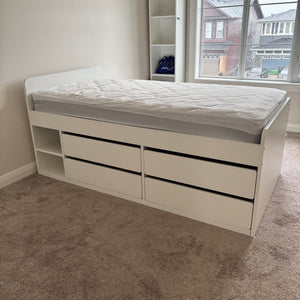 IKEA Slakt twin size bed with mattress - R546