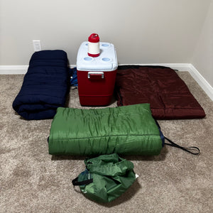 Camping Grouping (sleeping bags and more) - R550