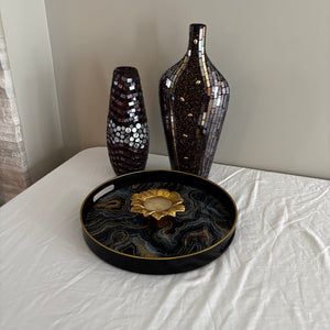 Home Decor Grouping (black and gold) - J428
