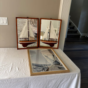 Artwork Grouping (3 sailboat) - J478A