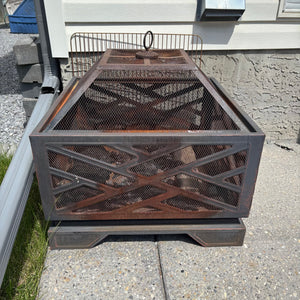 Metal outdoor firepit - C866