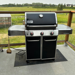 Weber stainless steel BBQ with propane tank - S630