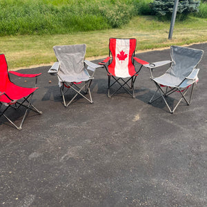 Set of 4 camp chairs (no covers)-S716