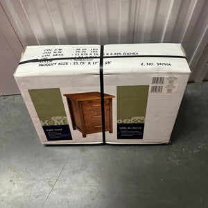 Life at home wooden nightstand (new in box) - U811