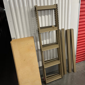 Gorilla Rack shelving (wooden shelves, metal frame) - U824