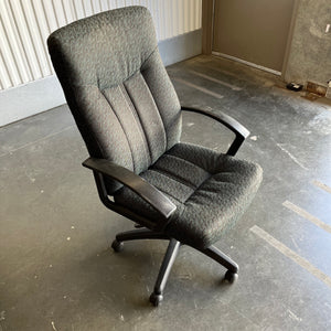 Grey fabric office chair - U847
