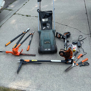 W509 Garage Grouping (Electric lawn mower and more)