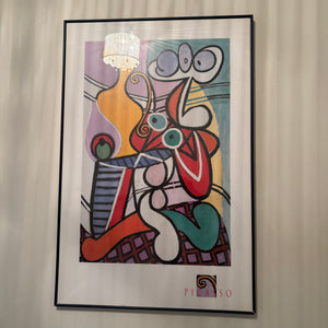 C709 Framed "Life On A Pedestal" Picasso print (24" x 36")