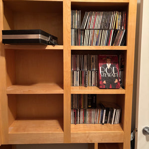 C726 CD and tapes Grouping (shelves not included)