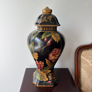 C745 Vintage ceramic ginger jar (15” high)