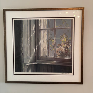 C791 "Manor House-Wren and Roses" by Robert Bateman, print (28” x 31”)