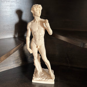 C796 12” tall Vintage ceramic "David" statue