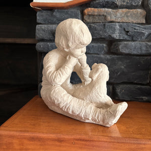 C803 "Puppy Love" sculpture from Bright Eyes Collection, Austin Productions (9” tall)