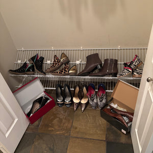 C822 Womens size 38/7.5 Shoe Grouping (dress shoes and more)