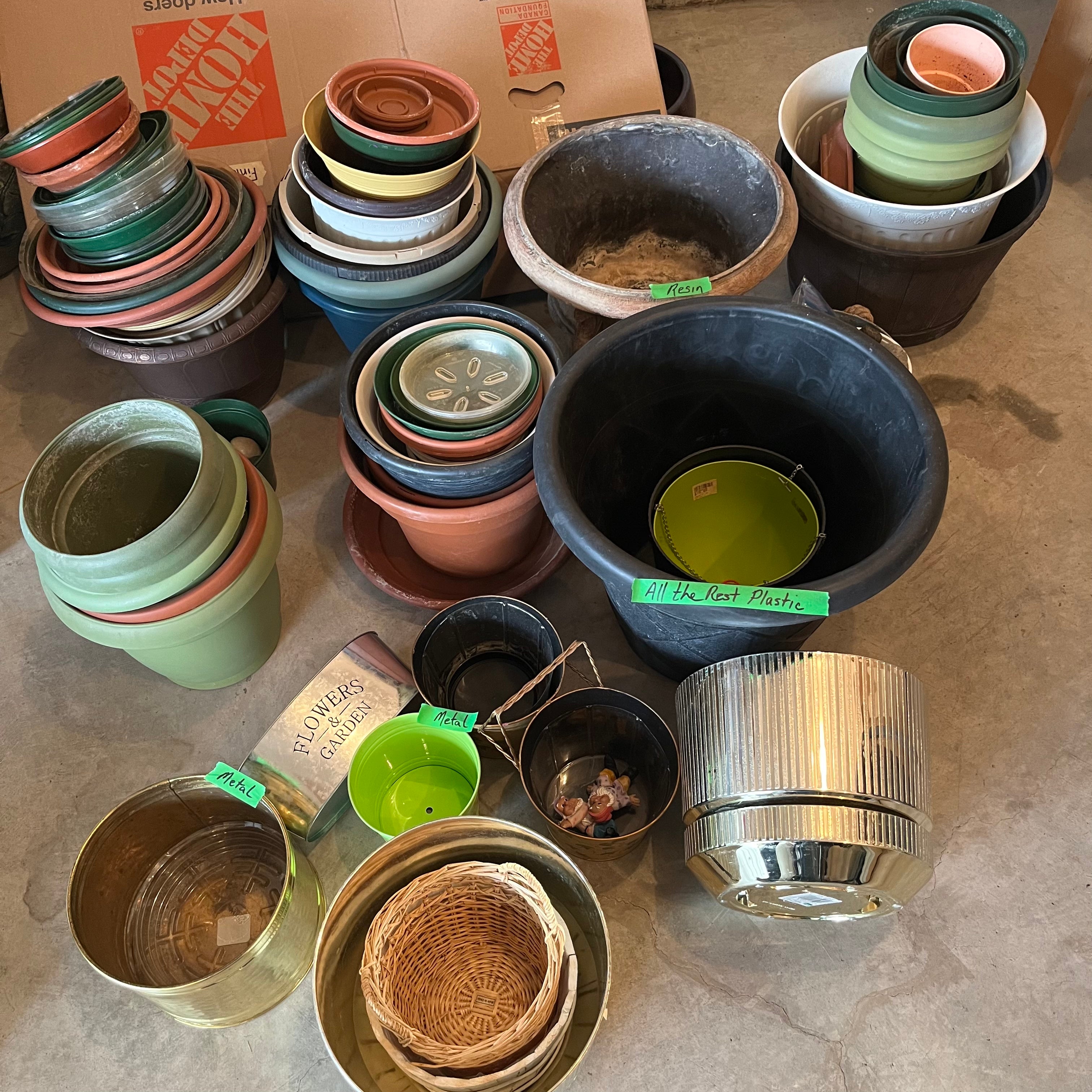 E533 Planter Grouping (resin and more)
