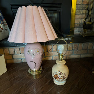 W568 2 Vintage Table lamps
