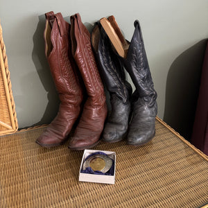 W569 2 Pairs of Size 5 cowboy boots