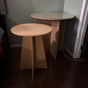 W572 2 particle board tables