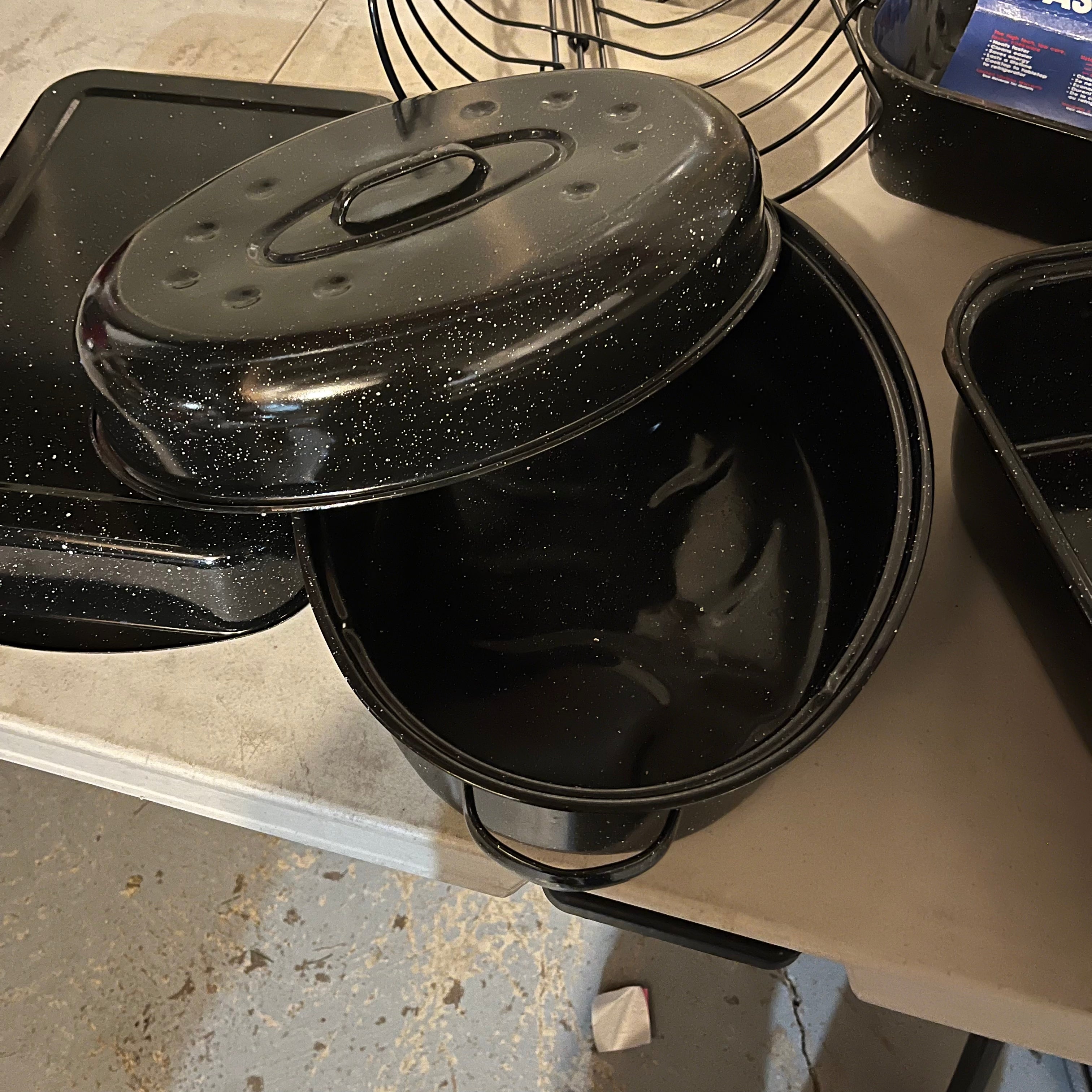 W706 Kitchen Grouping (enamel roasting pans)