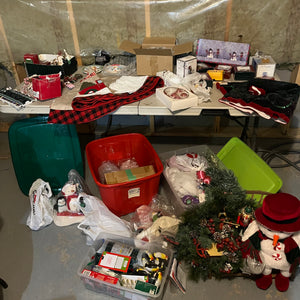 W707 Christmas decor and more grouping (table not included)