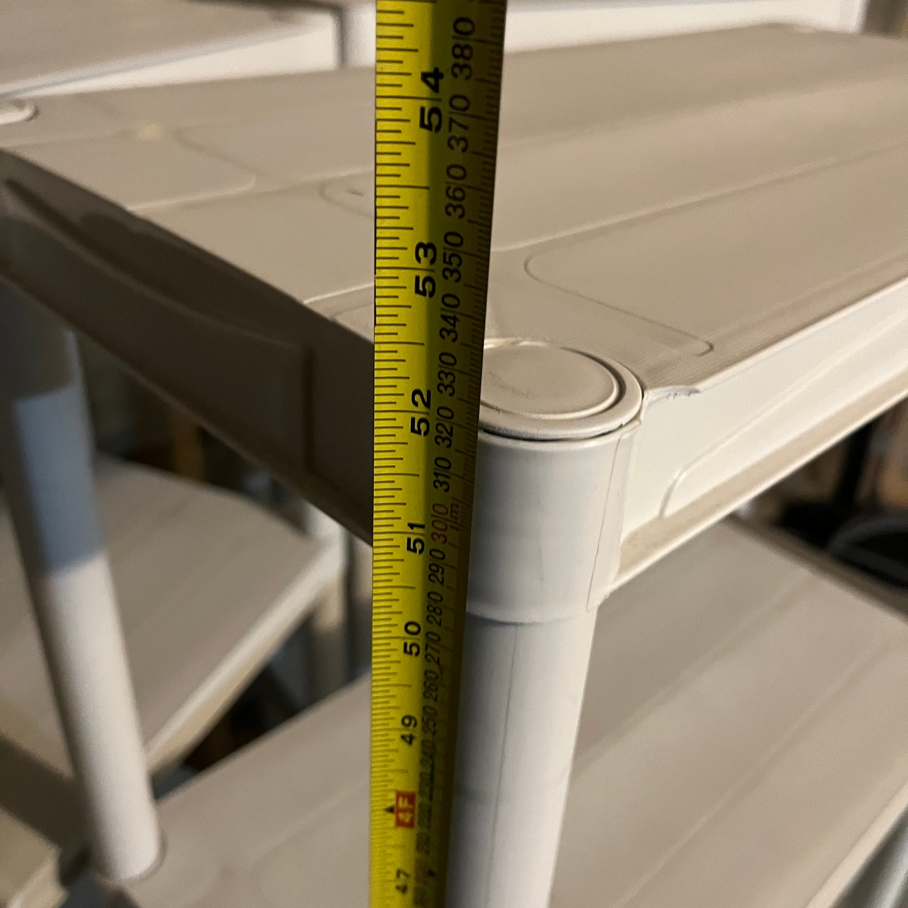 W712 3 Plastic Shelving Units
