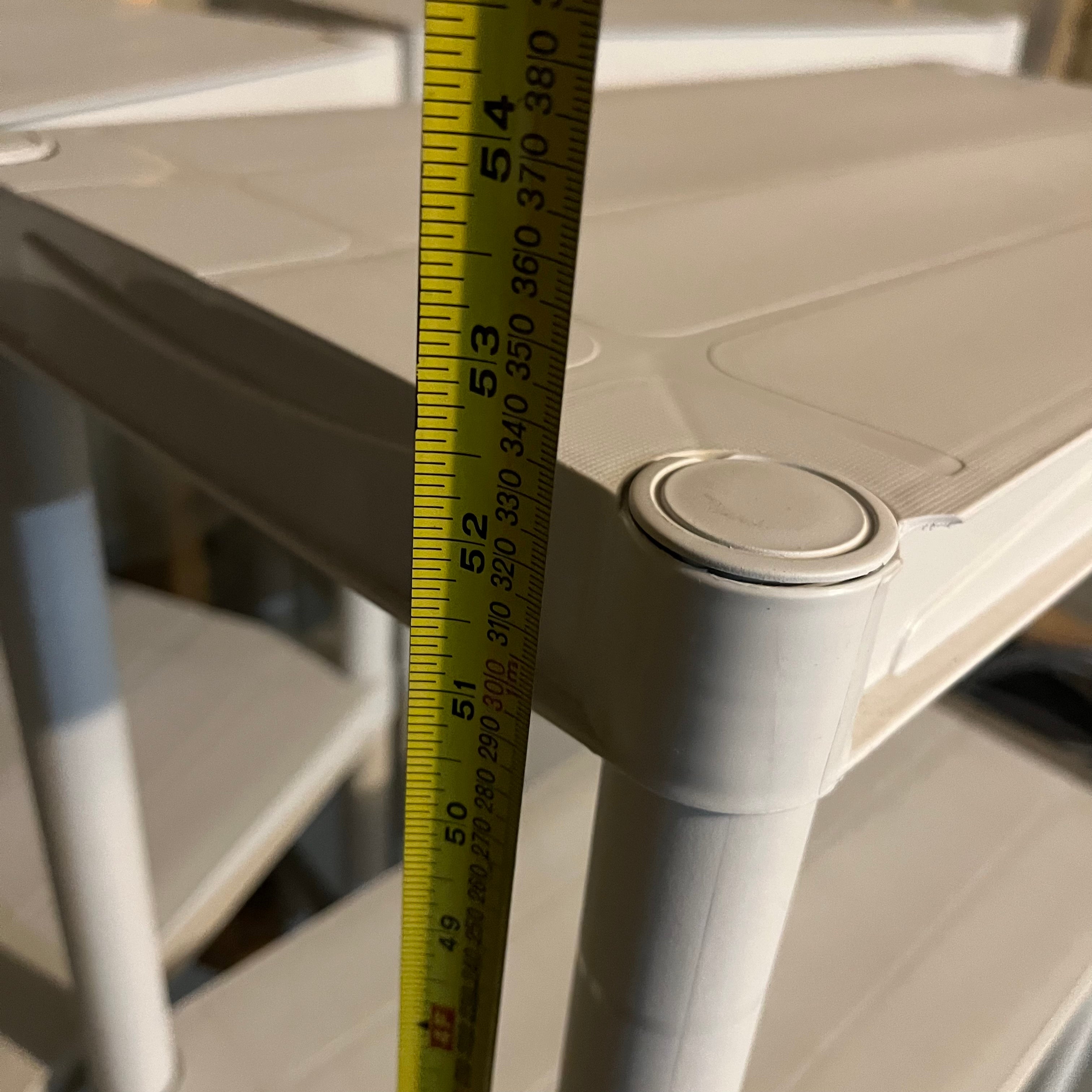 W712 3 Plastic Shelving Units
