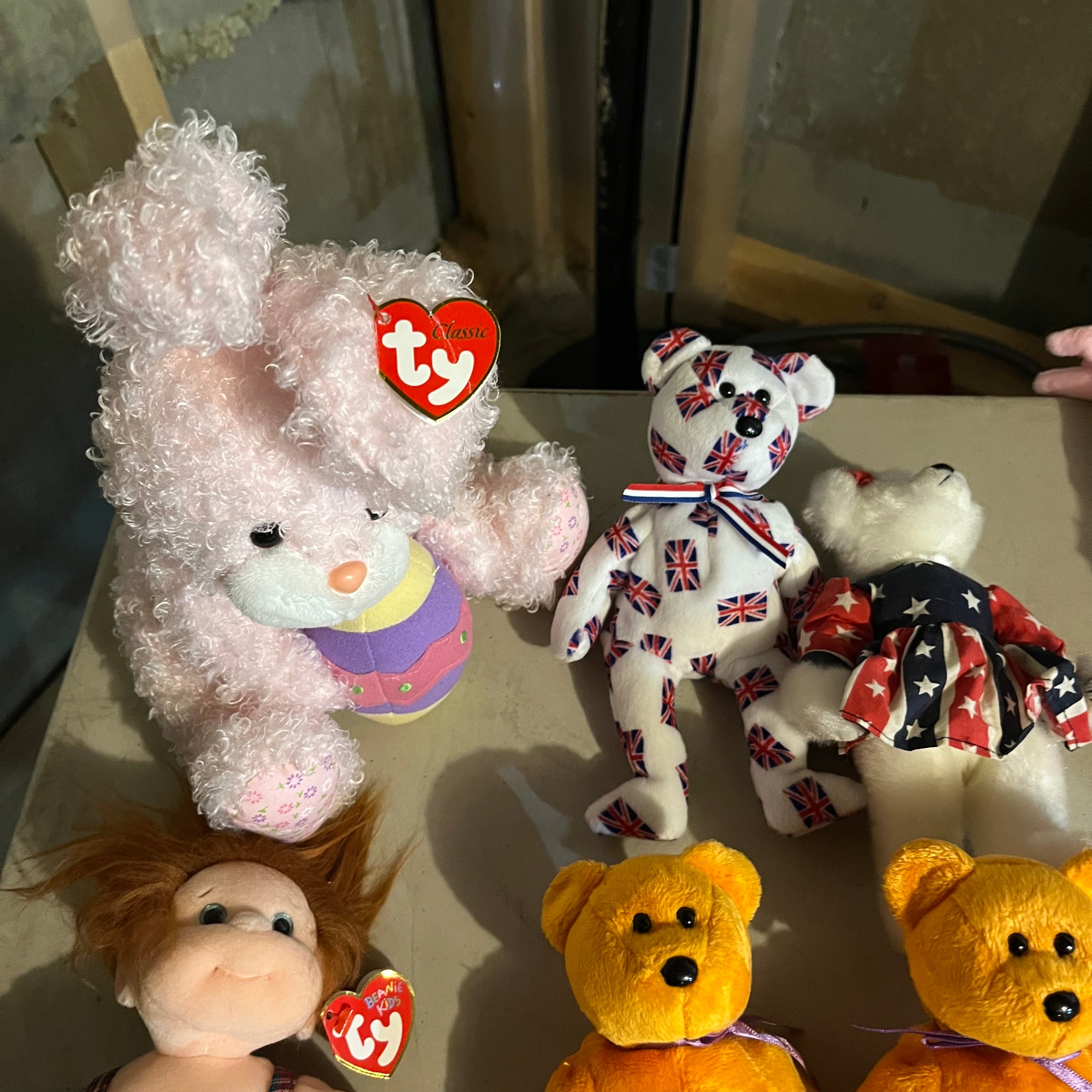 W713 Stuffed Toys grouping (table not included)