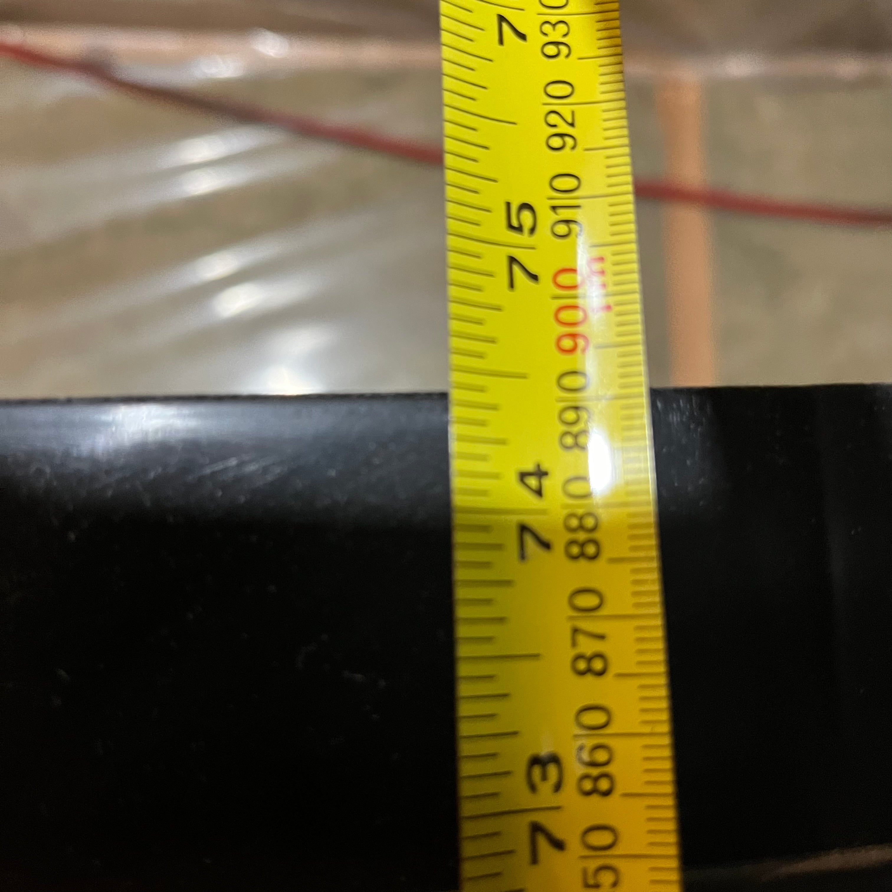 W717 Black plastic shelving unit