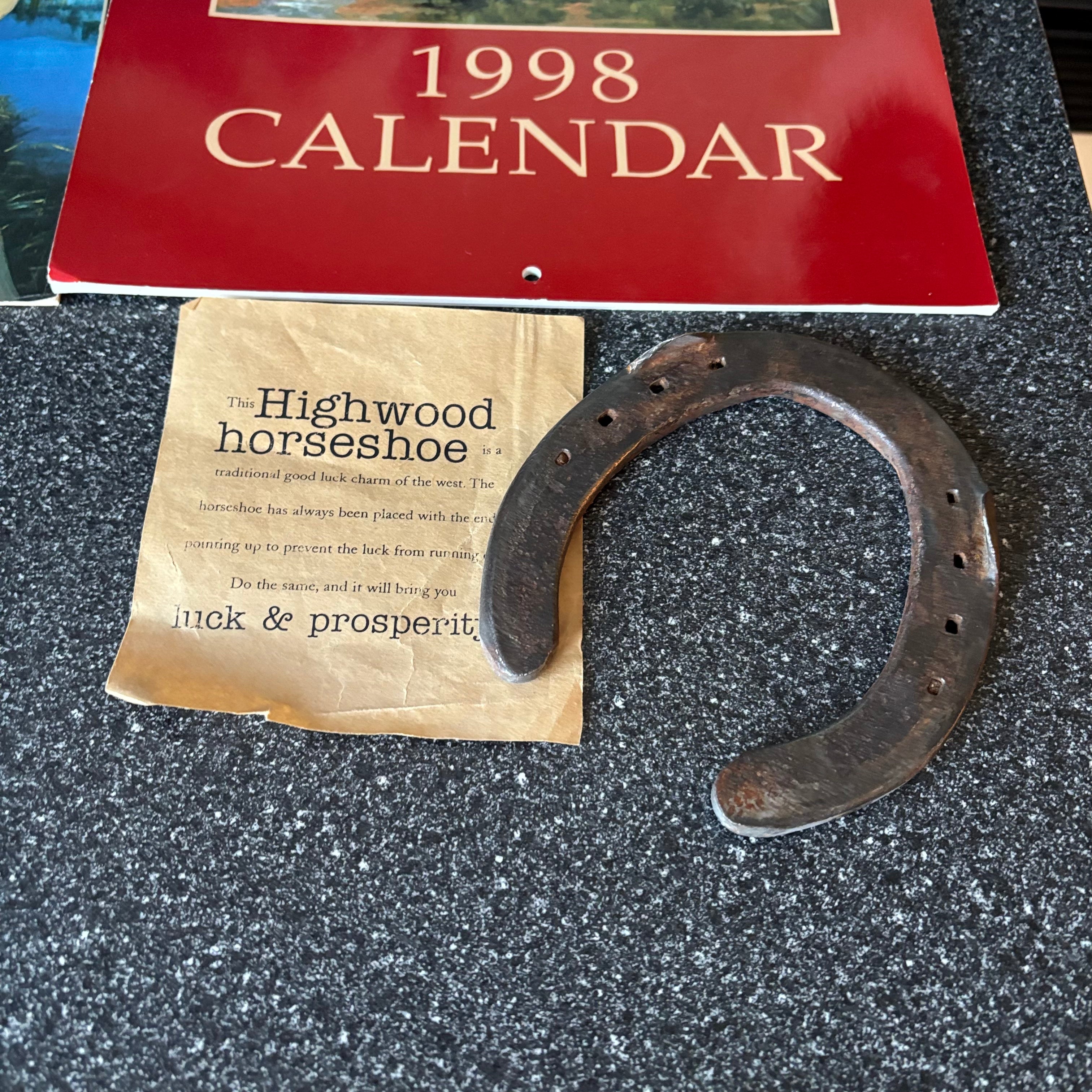 W606 Vintage Collectibles Grouping (Louis Lamour calendar and more)