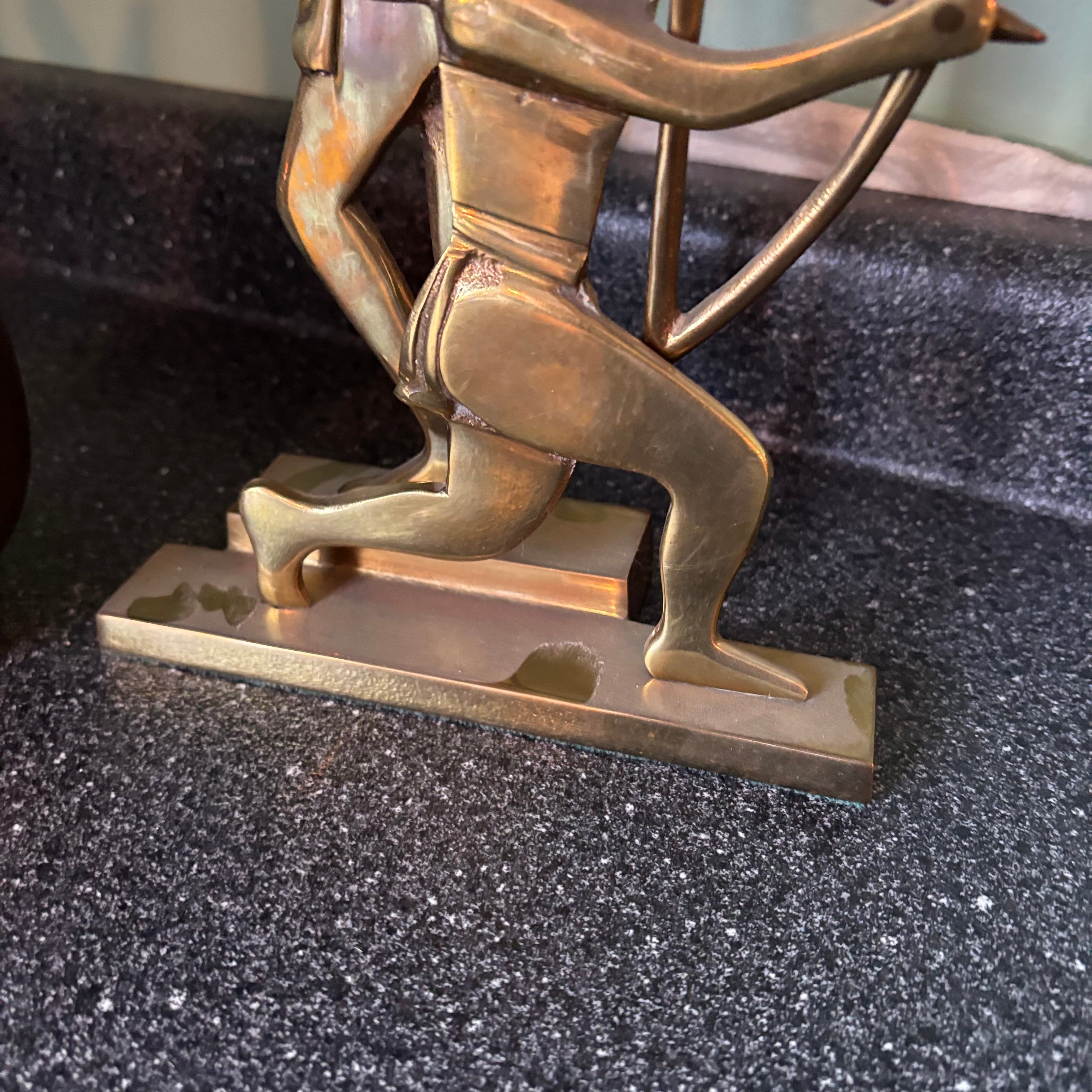 W607 Vintage Brass Grouping (urn style vase and more)