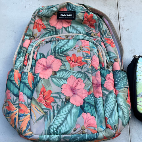 D603 Dakine Campus tropical backpack with lunch bag