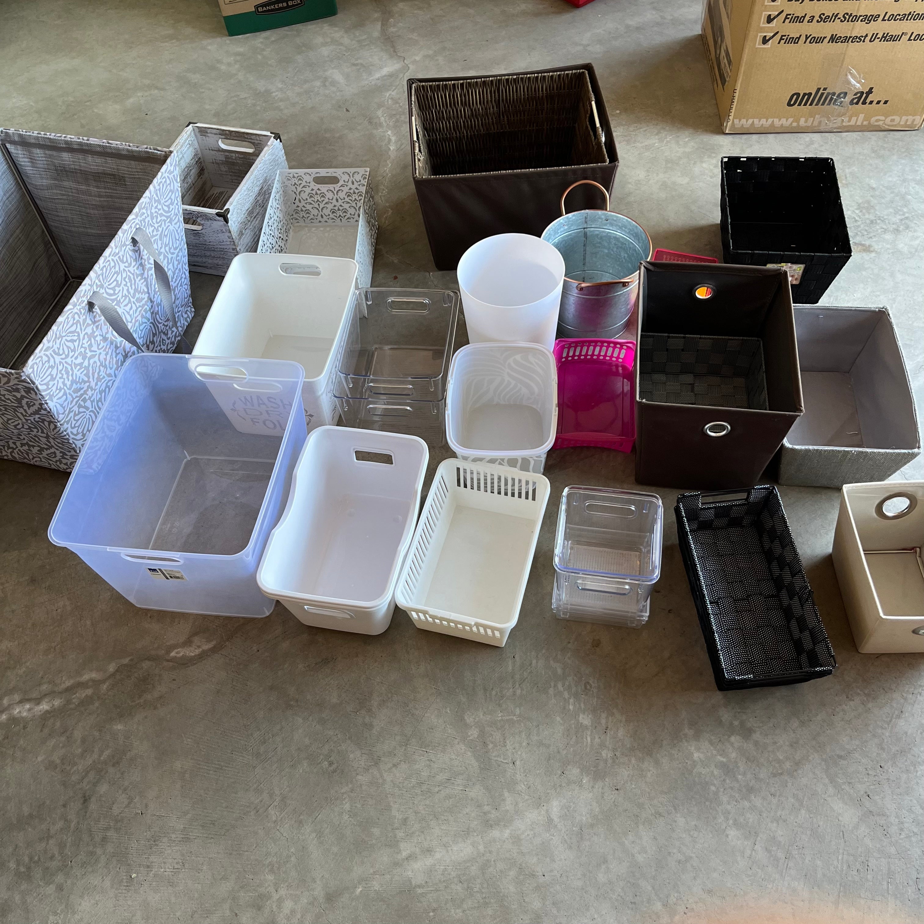 D622 Storage Grouping (baskets and more)