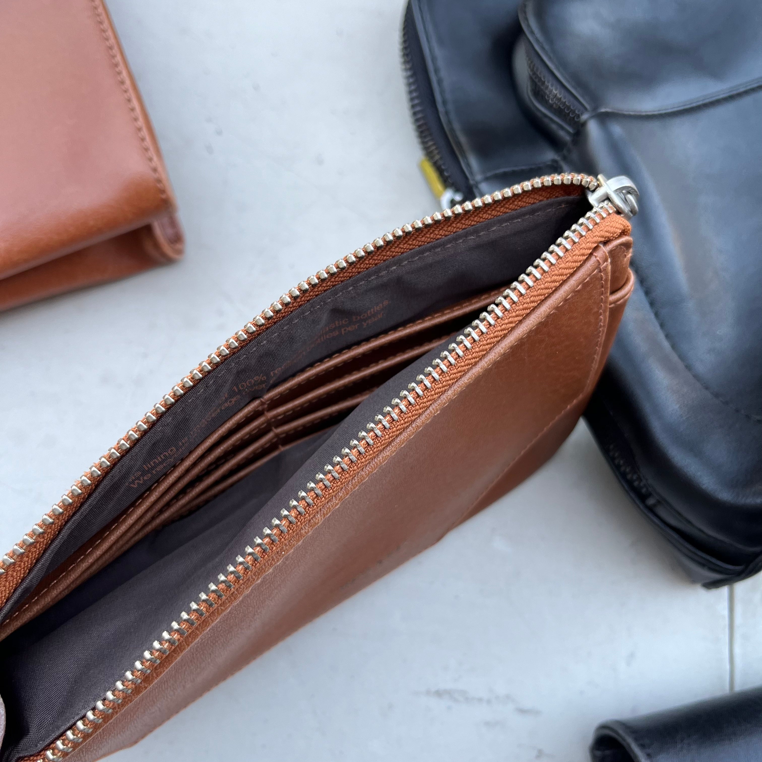 D624 Leather Purse Grouping (Matt & Nat satchel and wallet and more)