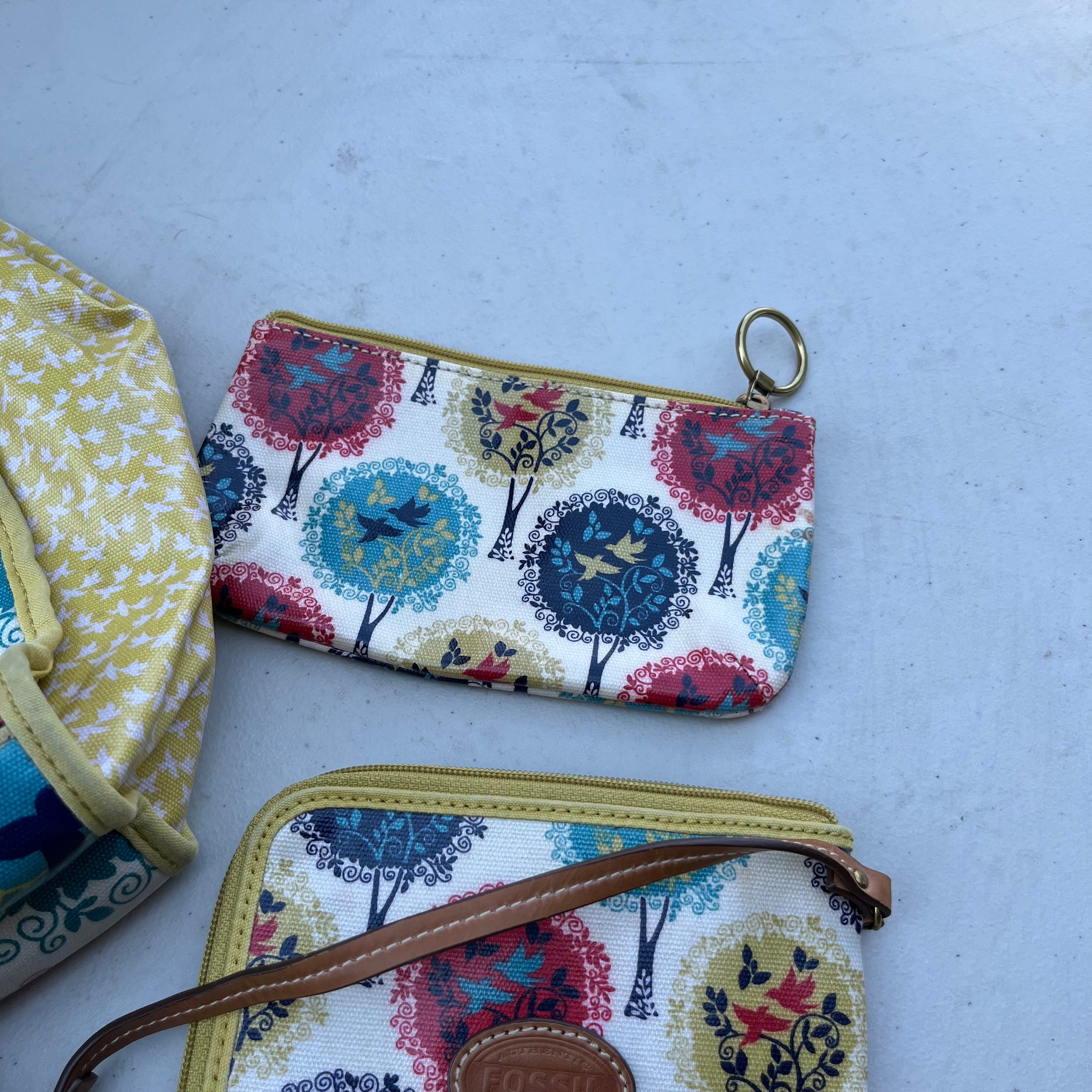 D627 Fossil Key-Per Tote Collection (Song of Spring bird and tree print)